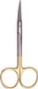 Iris scissors with TC, curved - 11.5 cm