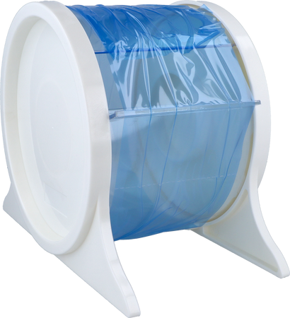 Dispenser for self-adhesive barrier film