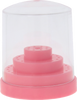 Plastic round HP bur box (for 48 burs/cutters) - pink