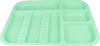 Plastic dental tray 34x24,5x2 cm (autoclavable) - green
