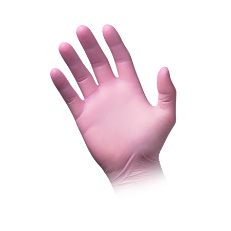 Nitrile examination gloves STYLE PEPPERMINT ROSSIE, powderfree (60 pcs box) XS