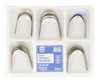 Metal contoured matrices for molars 0,035 mm (30 pcs.) (1.510+) - TOR VM