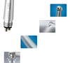 Coxo high-speed air turbine handpiece - CX207-A H02-SP4 (small head, spray, push-button)
