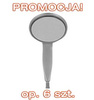 Lusterka płaskie przedniopowierzchniowe rodowane S-P rozm. 4 (22mm) - op. 6 szt.