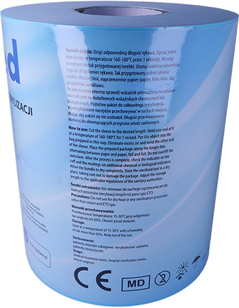 Sterilization sleeve on a roll 200m x 250 mm - SoftMed