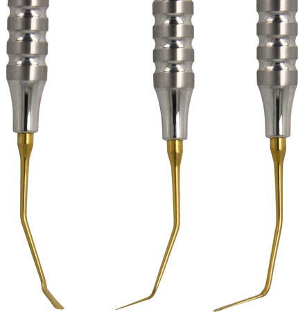Filling instrument Paulo PIF-3 TiN hollow curved handle