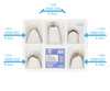 Metal contoured matrices for premolars 0,035 mm (30 pcs.) (1.500+) - TOR VM