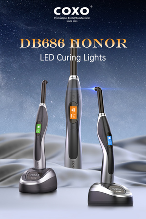 Lampa diodowa polimeryzacyjna DB686 HONOR moc. 3000mW COXO