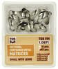 Sectional contoured metal matrices (50 pcs box) small with ledge 0.050mm hard - TOR VM