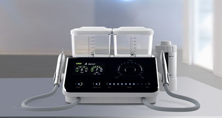 Ultrasonic scaler and Air Prophy Dental Polisher VRN Q6 2.0 (EMS tips standard) painless