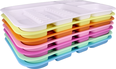 Plastic dental tray 34x24,5x2 cm (autoclavable) - pink