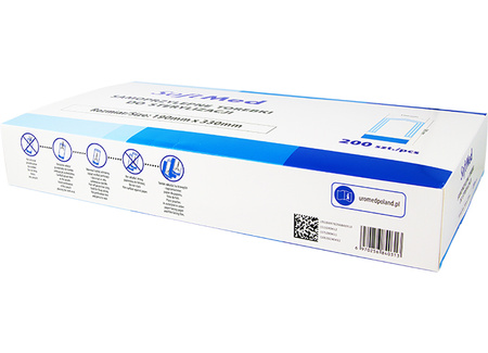 Sterilization pouches (200 pcs/box) 190mm x 330mm - SoftMed