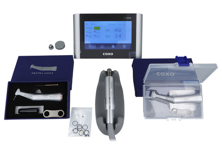 Mikrosilnik elektryczny i endomotor 2w1 LED bezszczotkowy COXO C-Puma Master
