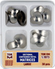 Mix set of metal sectional contoured matrices (30 pcs box) large - TOR VM