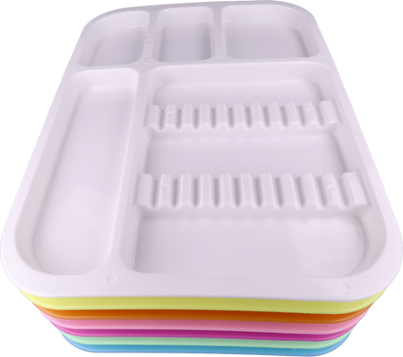 Tacka stomatologiczna 34x24,5x2 cm (plastikowa, autoklawowalna) - różowa