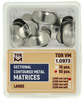 Sectional contoured metal matrices (50 pcs box) large 0.050mm hard - TOR VM